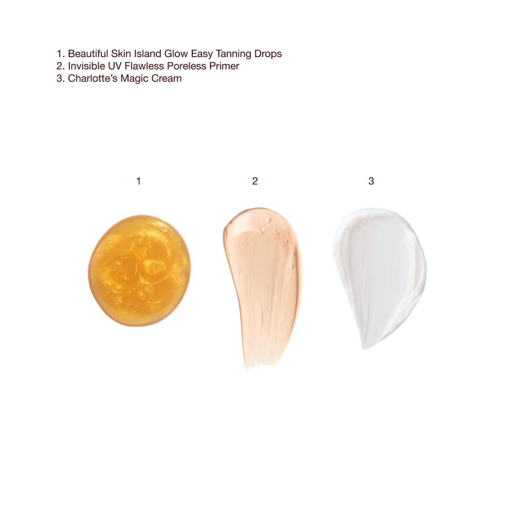 REVIVE, PROTECT, BRONZE & GLOW TRIO texture swatch 