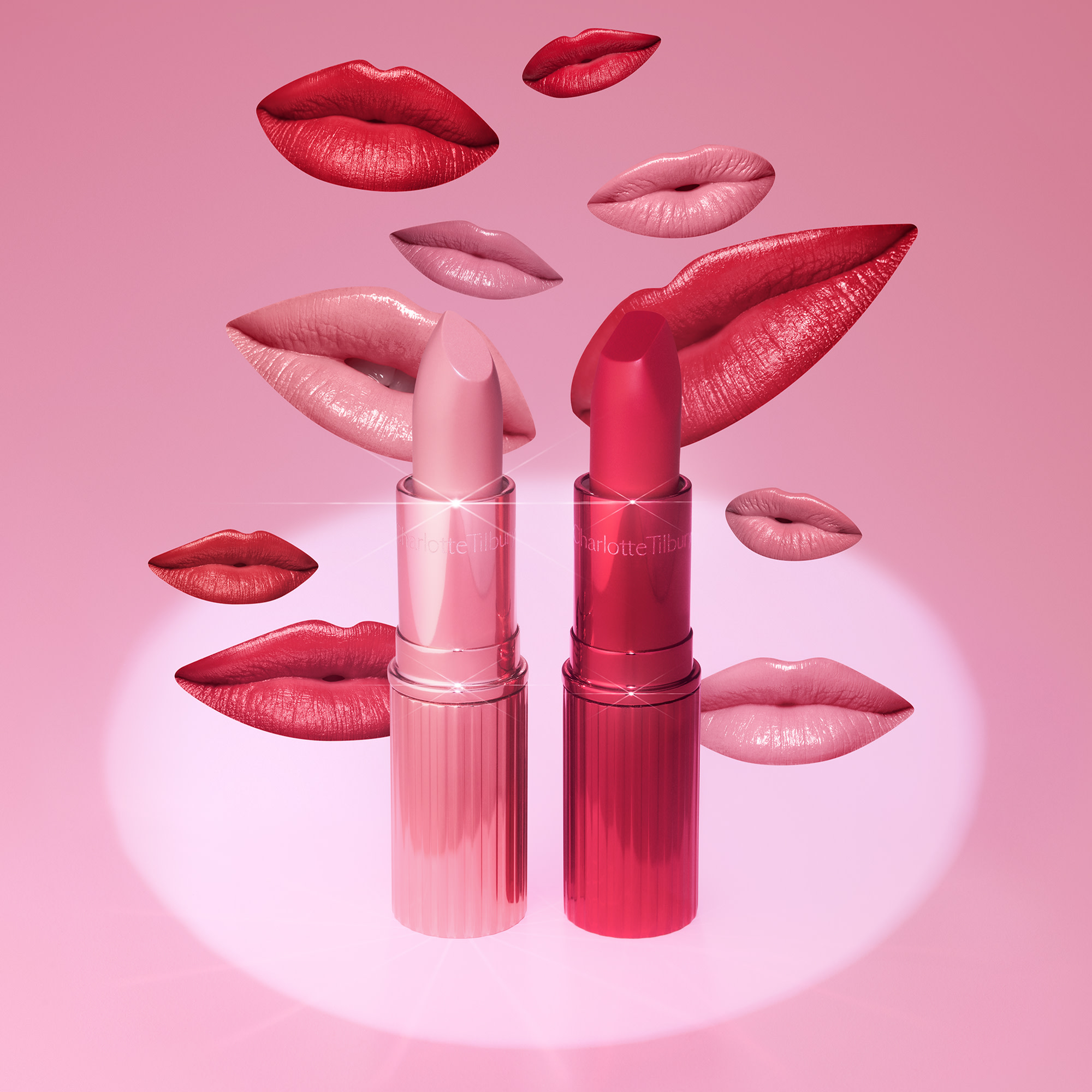Pink and red Valentine's Day lipstick ideas from Charlotte Tilbury