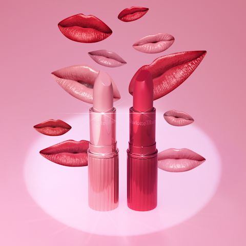 Pink and red Valentine's Day lipstick ideas from Charlotte Tilbury