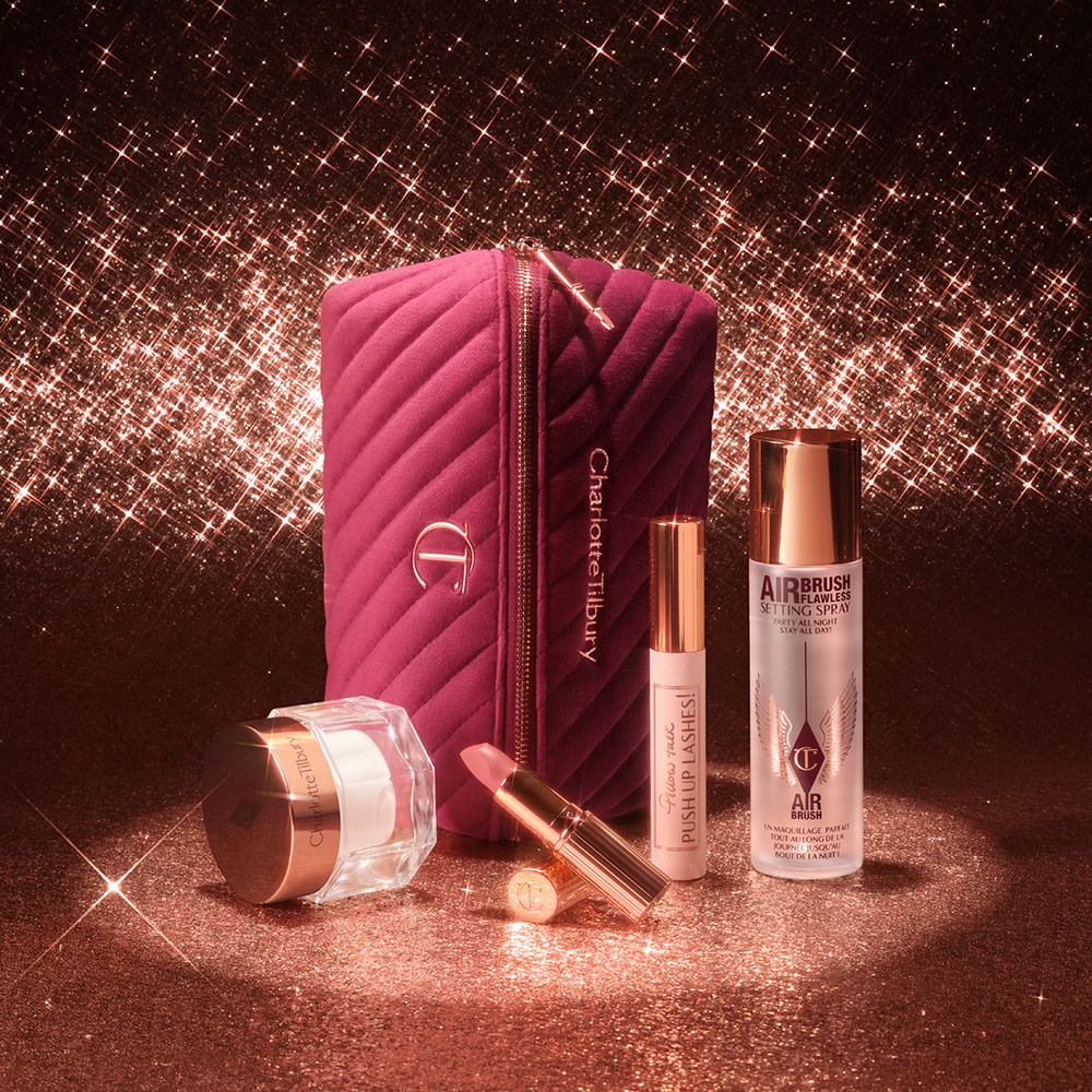 Charlotte's Award-Winning Beauty Icons kit including four skincare and makeup gifts for mum