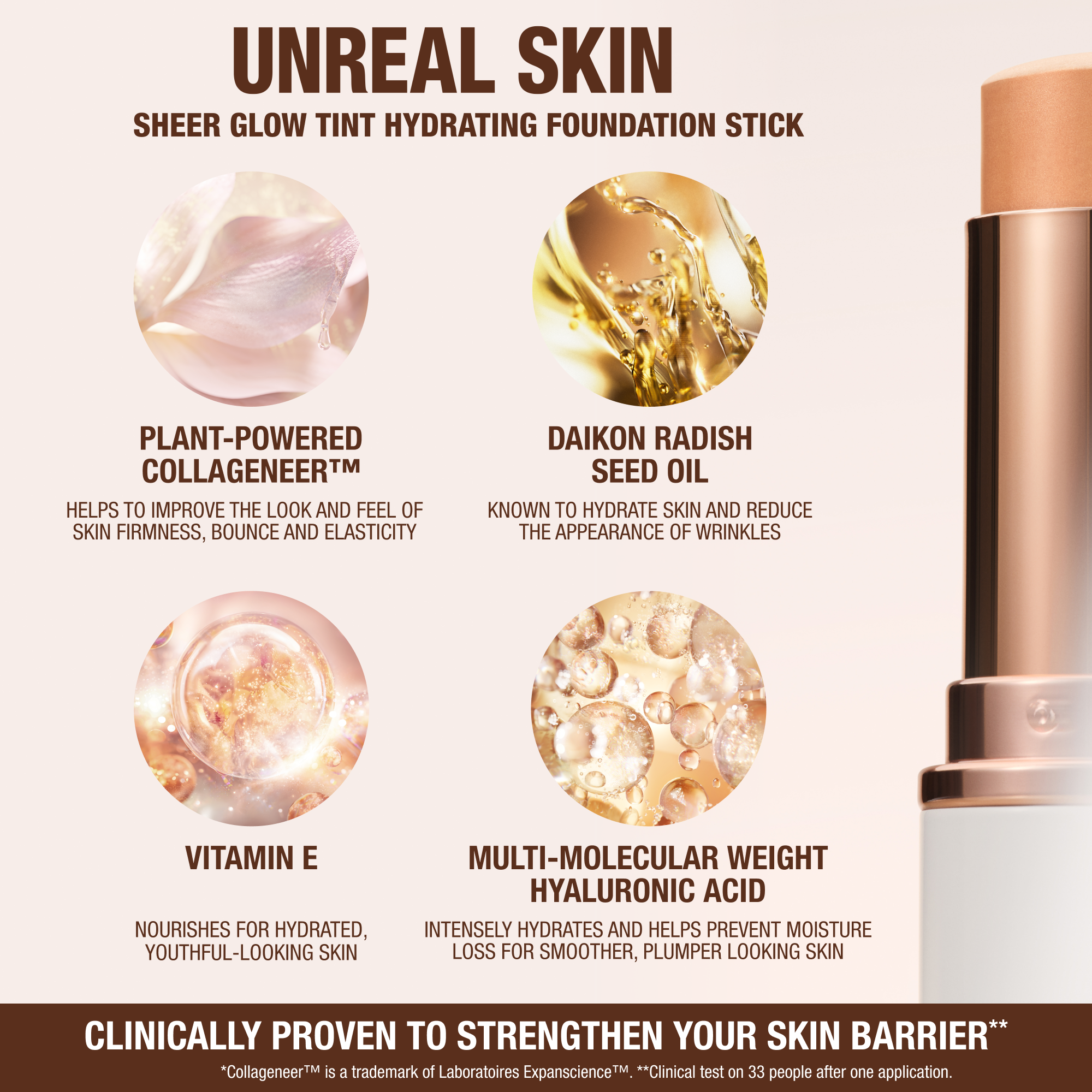 Unreal Skin Foundation ingredients