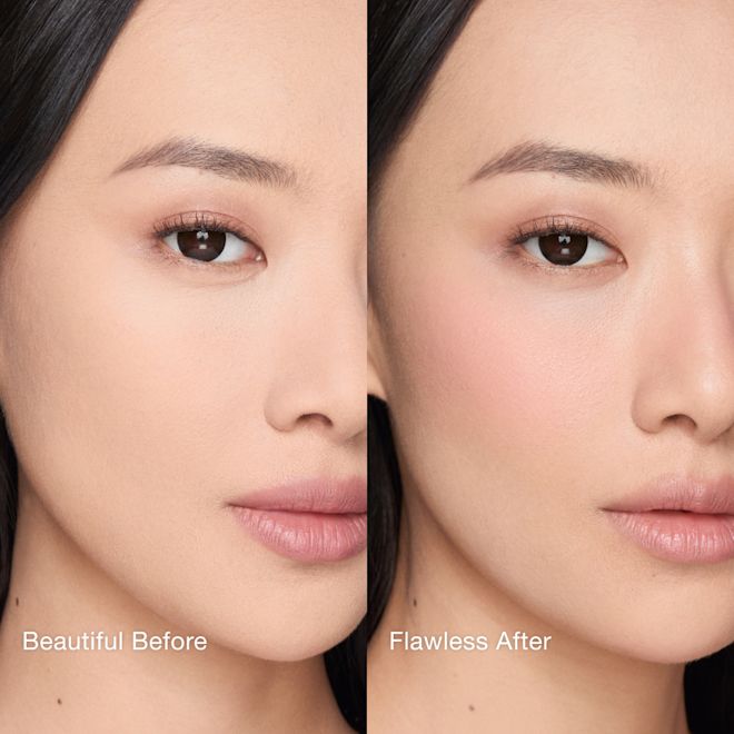AIRbrush Blush Blur - Pillow Talk Before and After AIRbrush Blush Blur - Pillow Talk Before and After