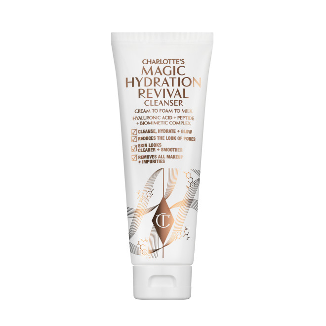 Charlotte's Magic Hydration Revival Cleanser packaging in 120ml
