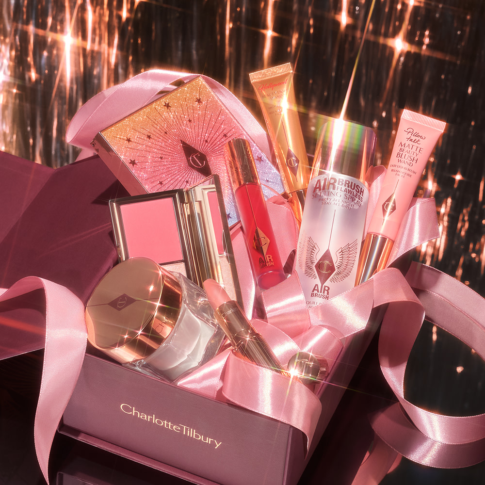 Charlotte's gifts for makeup lovers including lipsticks, eyeshadows and blushes