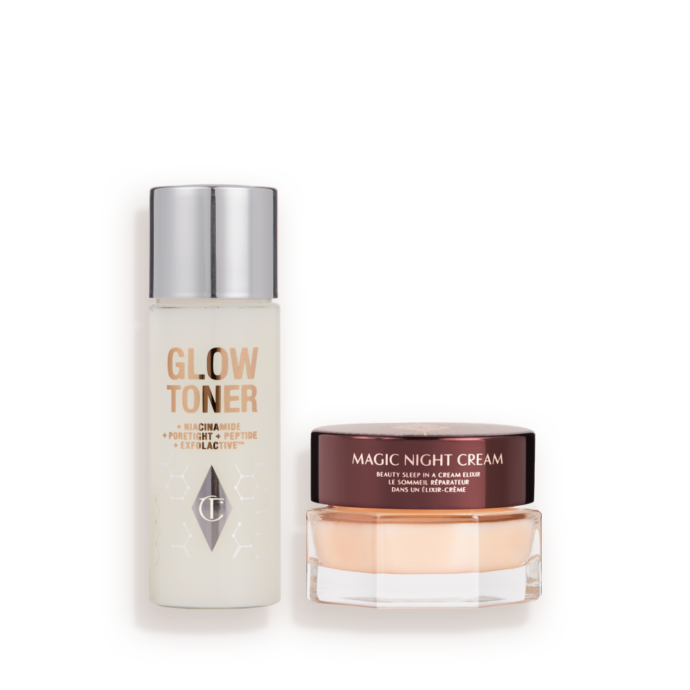 CHARLOTTE’S NIGHT-TIME GLOWING SKIN DUO-BUNDLE