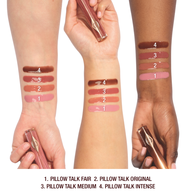 Collagen Lip Bath swatches