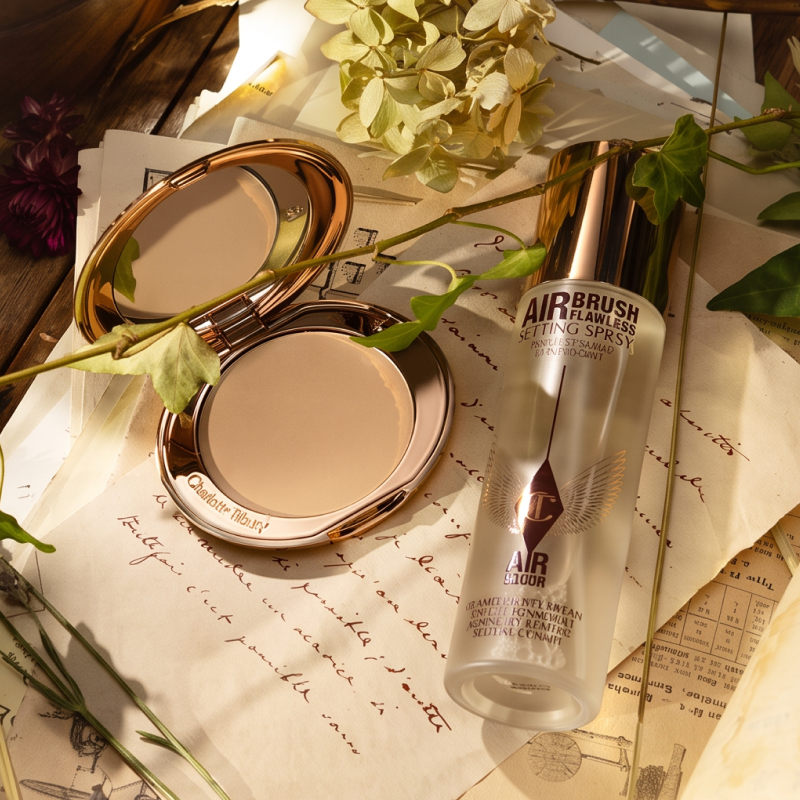 AIRBRUSH FLAWLESS FINISH & SET DUO - still life practical magic 