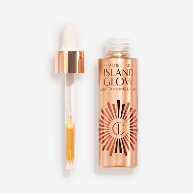 Beautiful Skin Island Glow Drops packaging open Beautiful Skin Island Glow Drops packaging open