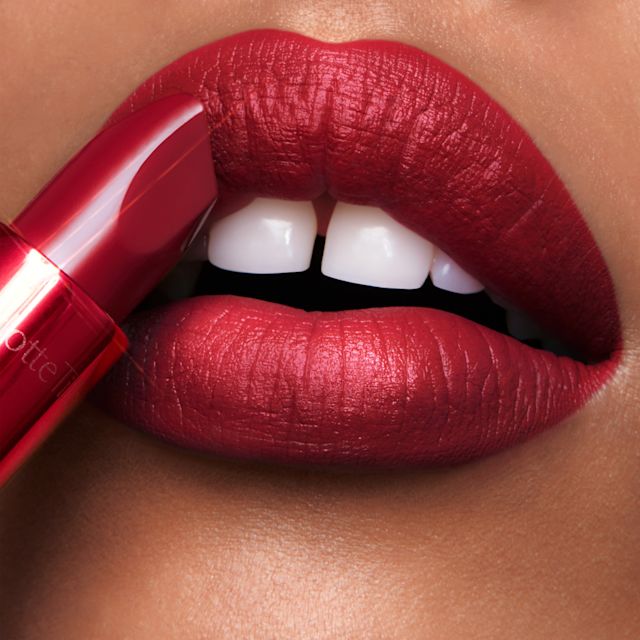 Cinematic Red cherry red bold lipstick