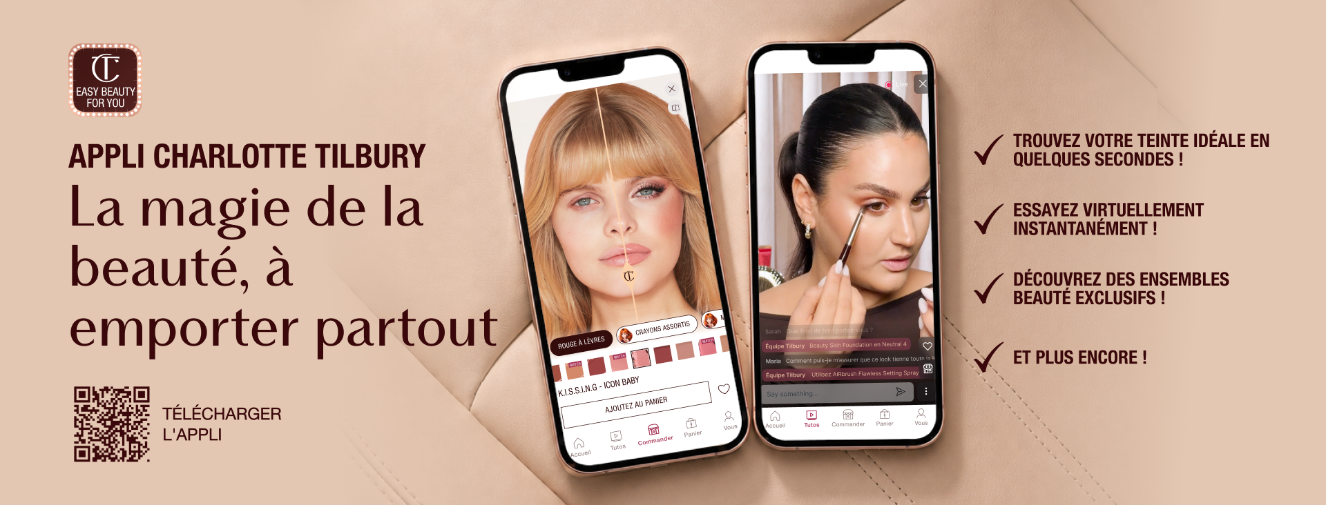 Appli Charlotte Tilbury La magie de la beauté, à emporter partout