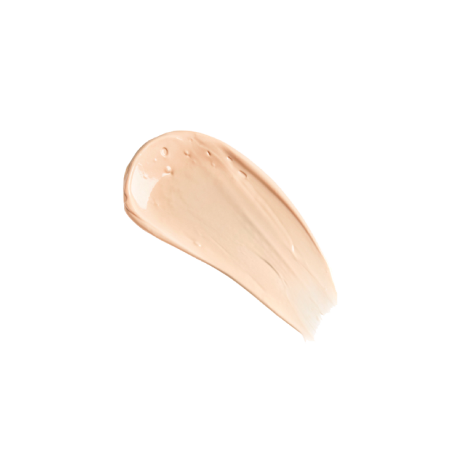 Swatch of a glowy, pearly-pink-coloured SPF-infused primer.