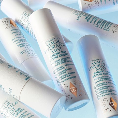 Several 75ml bottles of Charlotte's Magic Hydrator Mist