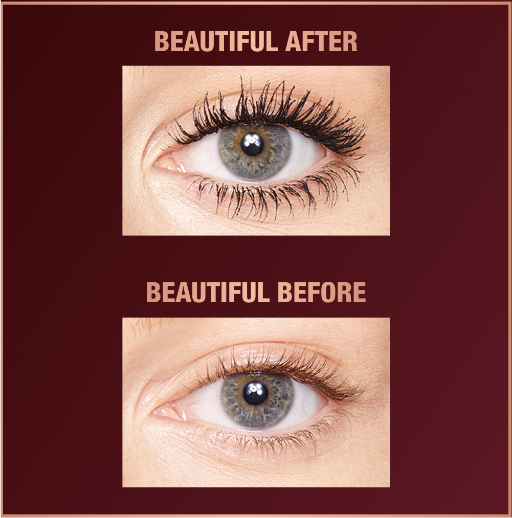 Full fat mascara before and after