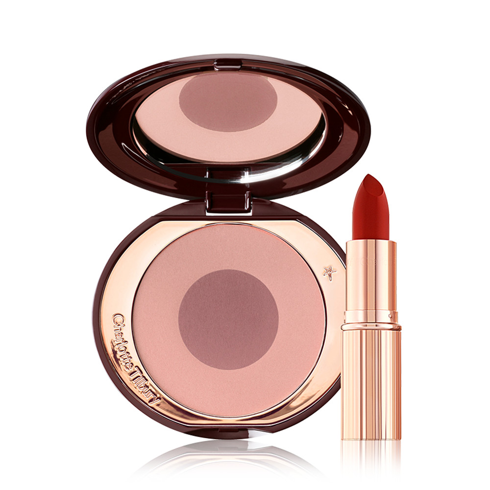 Lipstick & Blush Gift Set: Sex On Fire - 6 Shades Of Love | Charlotte  Tilbury