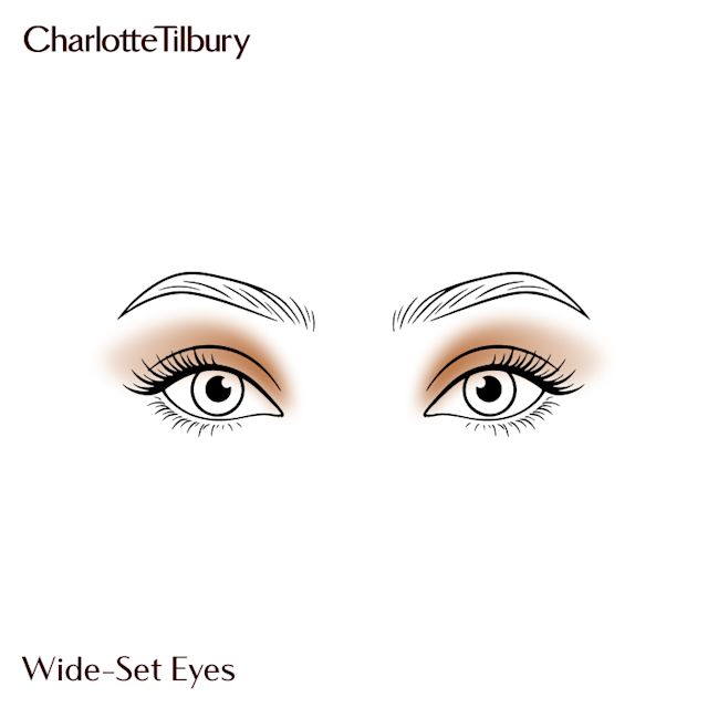 eyeshadow for wide-set eyes