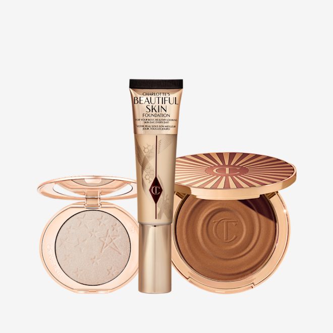 BEAUTIFUL SKIN + HOLLYWOOD GLOW GLIDE TRIO PACKAGING BEAUTIFUL SKIN + HOLLYWOOD GLOW GLIDE TRIO PACKAGING