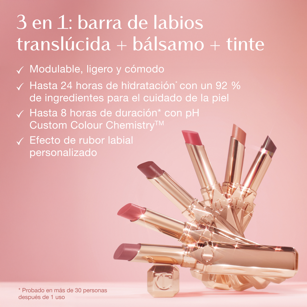 Infografía sobre el pH de Pillow Talk Blush Balm Lip Tint