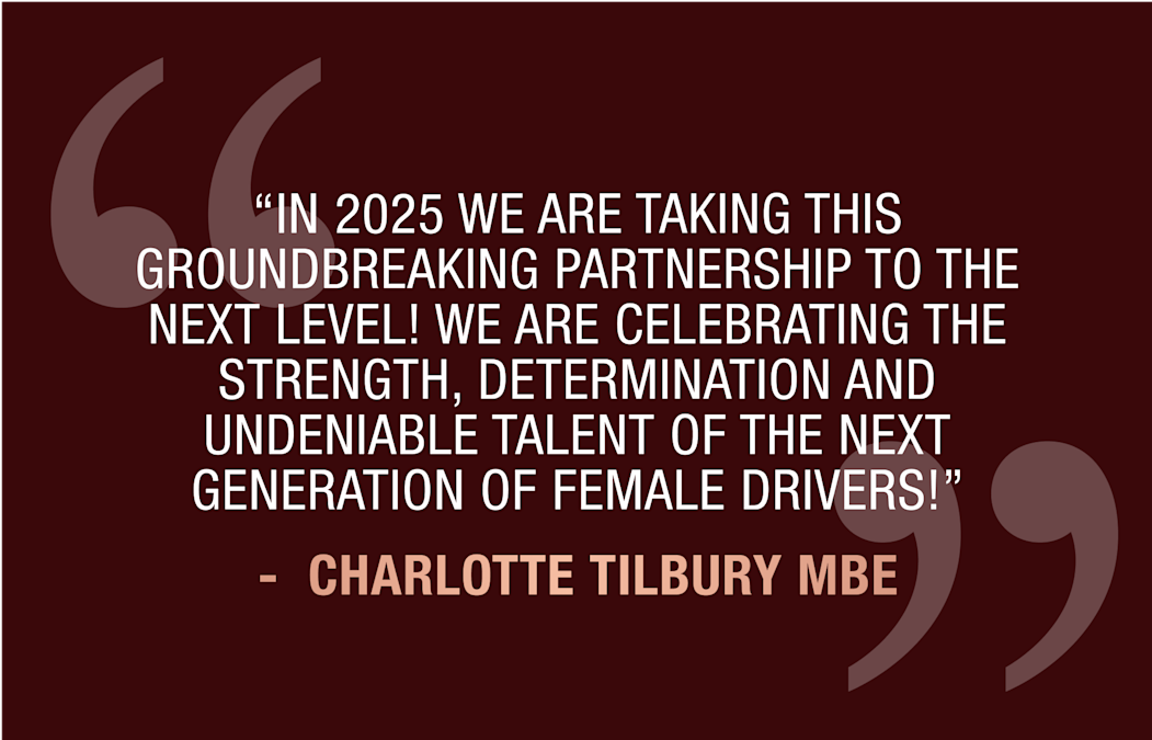 Image for Charlotte Tilbury and F1 Academy and Susie Wolff and Club 100 Karting Championship collaboration