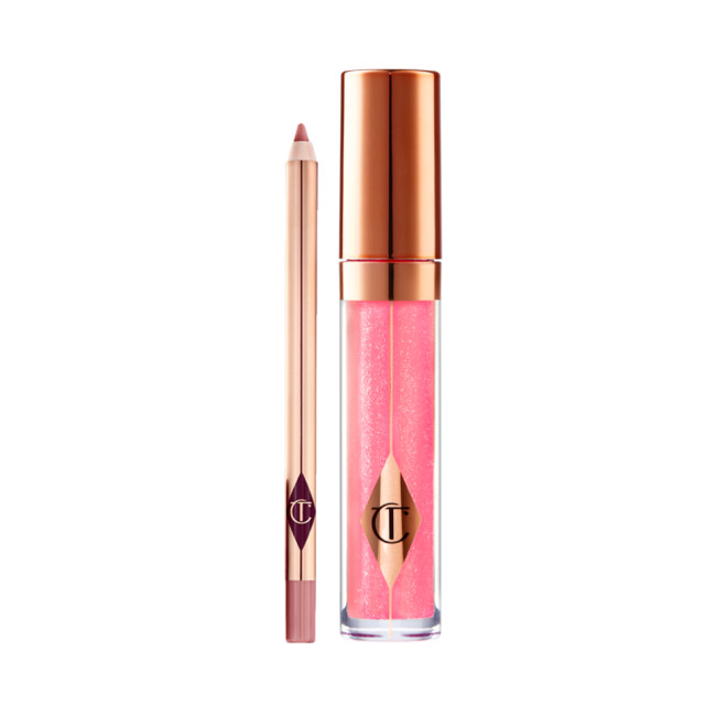 Charlotte's Love-glazed Lips Kit: Lip Gloss & Lip Liner