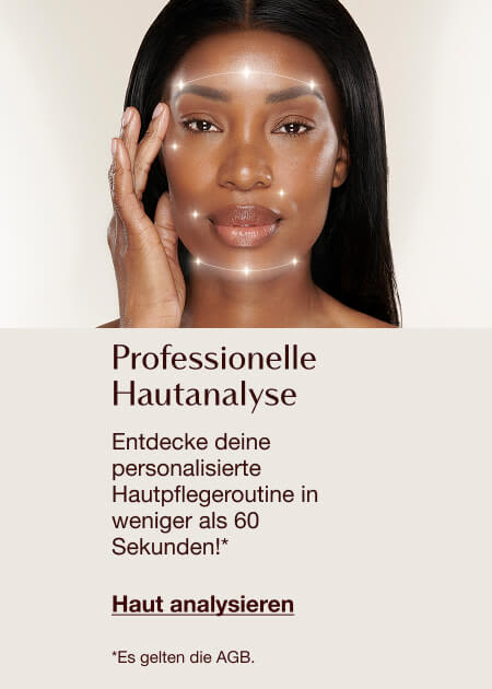 Pro Skin Analyser featuring text inviting users to unlock a personalised skincare routine in under 60 seconds.