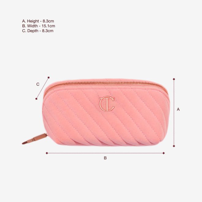 The Gift of Pillow Talk Eyes + Lips - bag dimensions The Gift of Pillow Talk Eyes + Lips - bag dimensions