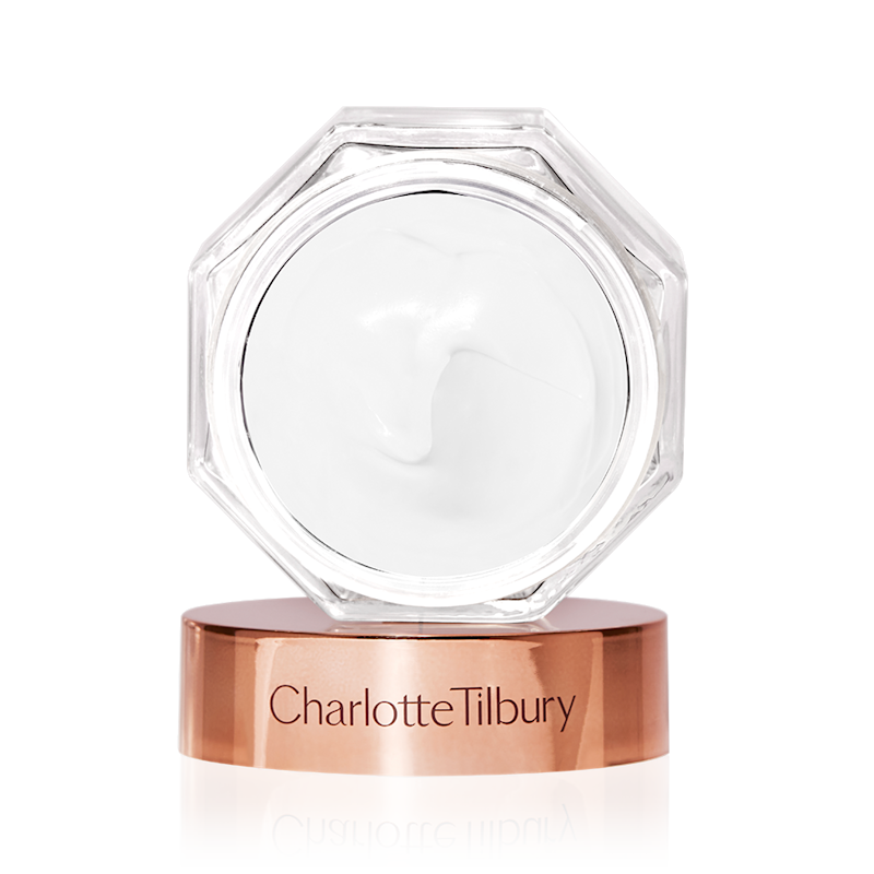 Charlotte's Magic Cream moisturiser with lid off