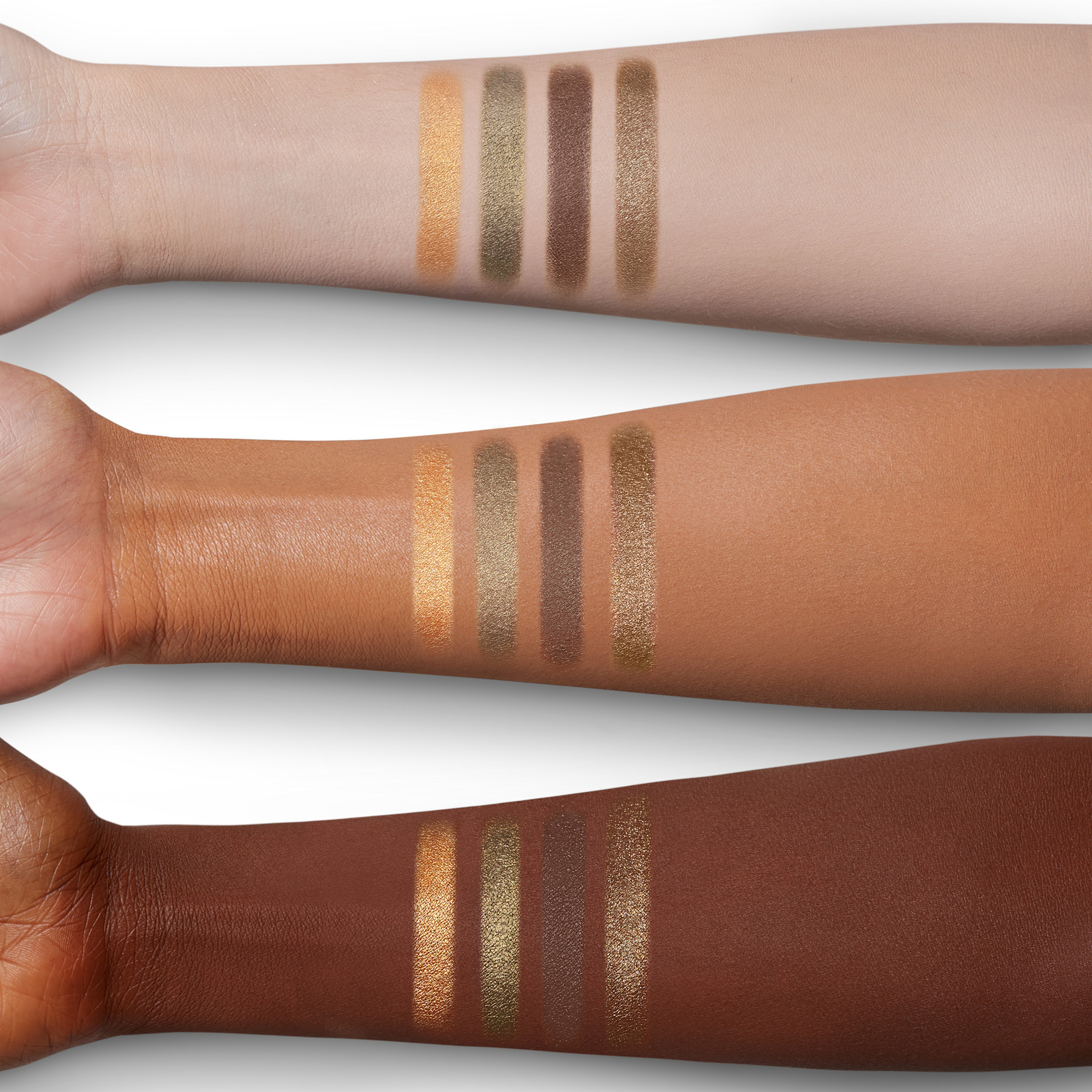 The Rebel Eyeshadow Luxury Palette Arm Swatch