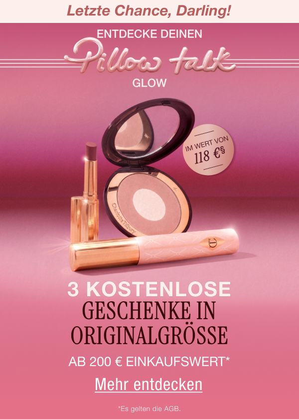 Entdecke deinen Pillow Talk Glow Drei kostenlose Geschenke in Originalgröße