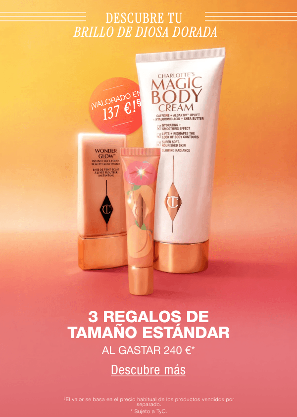Descubre tu brillo de diosa dorada 3 regalos de tamaño estándar