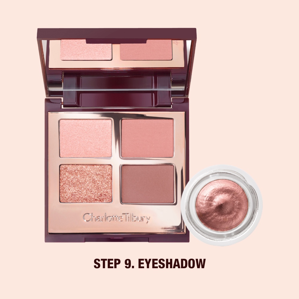 Step 9 in your order of makeup steps: eyeshadow