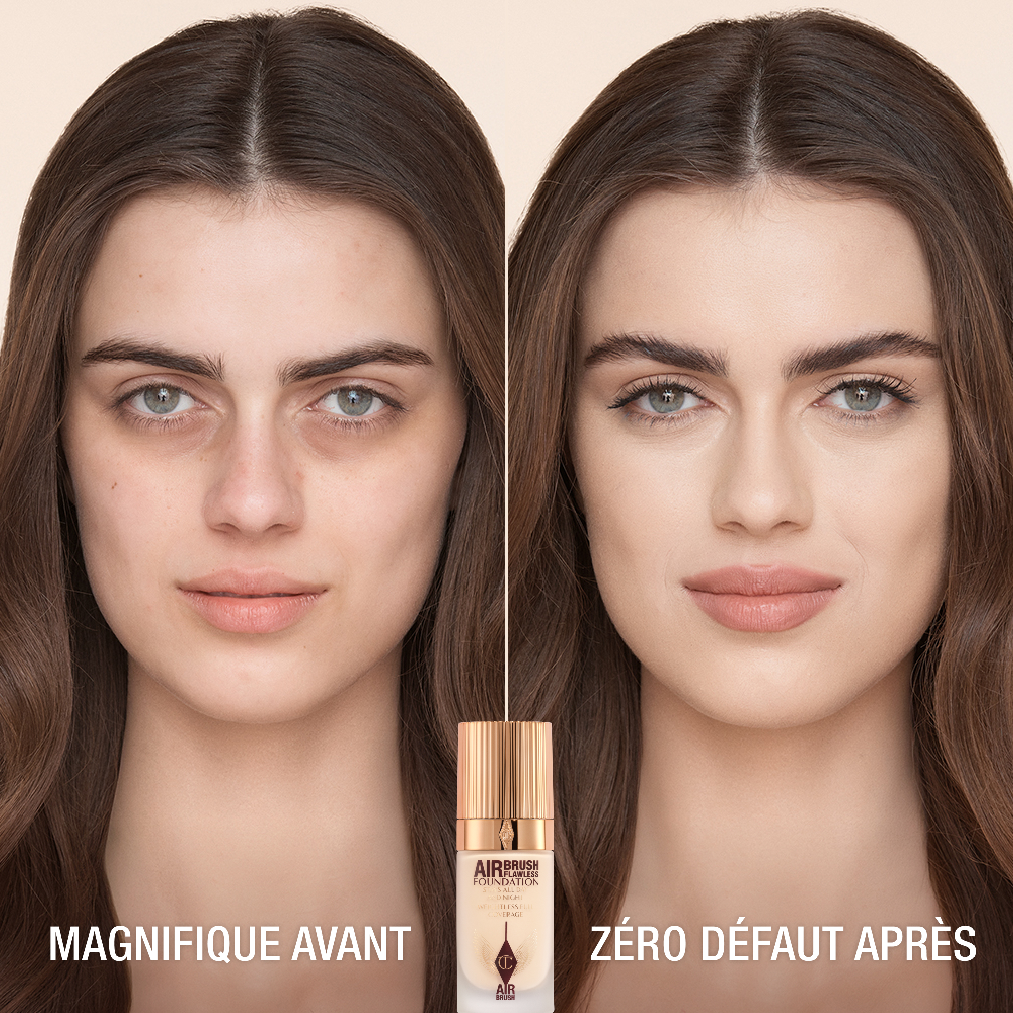 AVANT/APRÈS AIRBRUSH FLAWLESS FOUNDATION teinte 2 Warm (Chaud)