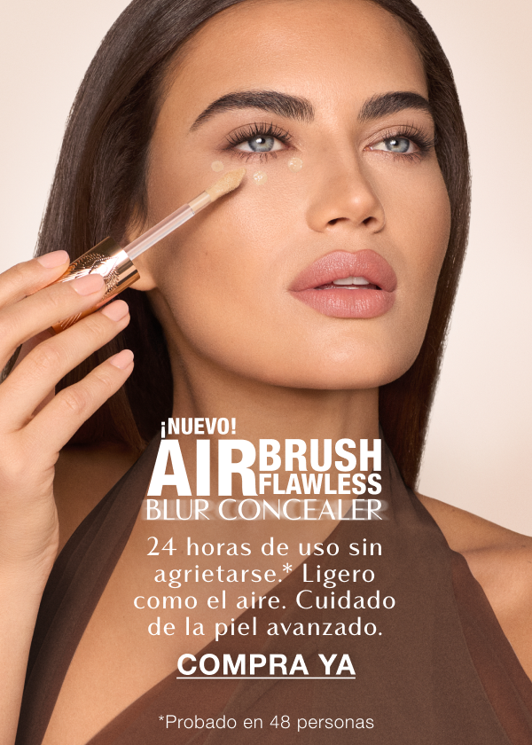 ¡NUEVO! AIRBRUSH FLAWLESS BLUR CONCEALER 24 horas de uso sin cuartearse. *Ligero como el aire. Cuidado de la piel avanzado