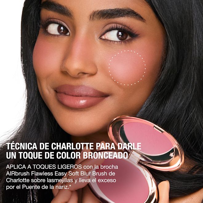 AIRbrush Blush Blur - Infographic Sun-Blushed Technique AIRbrush Blush Blur - Infographic Sun-Blushed Technique