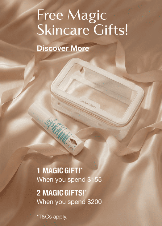 Free Magic Skincare Gifts!      [WORTH $63.50!] 1 MAGIC GIFT!*   When you spend $155     2 MAGIC GIFTS!*   When you spend $200 <Discover More>