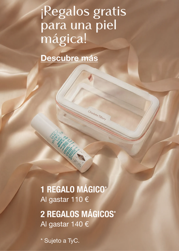 ¡Regalos gratis para una piel mágica!    [VALOR 42 €] 1 REGALO MÁGICO*   Al gastar 110 €      2 REGALOS MÁGICOS*   Al gastar 140 €  <Descubre más>