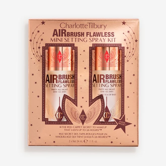 Airbrush Flawless Setting Spray Duo Holiday 26 Closed Packshot Airbrush Flawless Setting Spray Duo Holiday 26 Closed Packshot