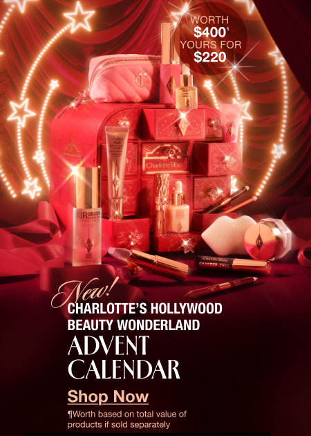 NEW! CHARLOTTE’S HOLLYWOOD BEAUTY WONDERLAND ADVENT CALENDAR