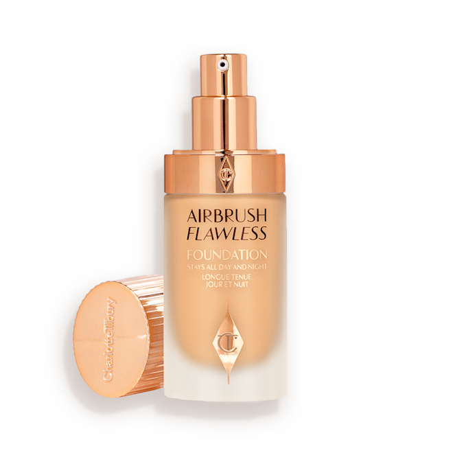 Airbrush Flawless Foundation 7.5 warm open with lid Packshot Airbrush Flawless Foundation 7.5 warm open with lid Packshot