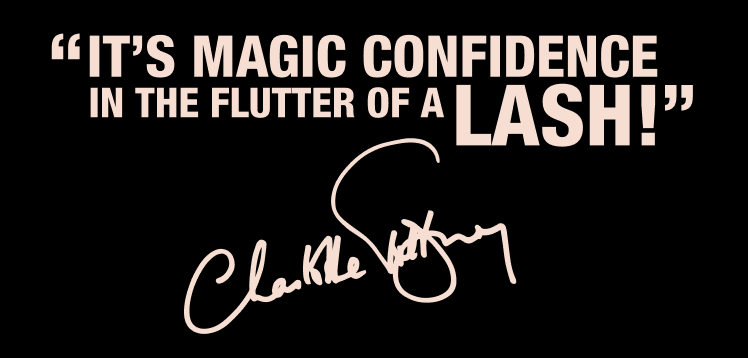 It's magic confidence in the flutter of a lash!