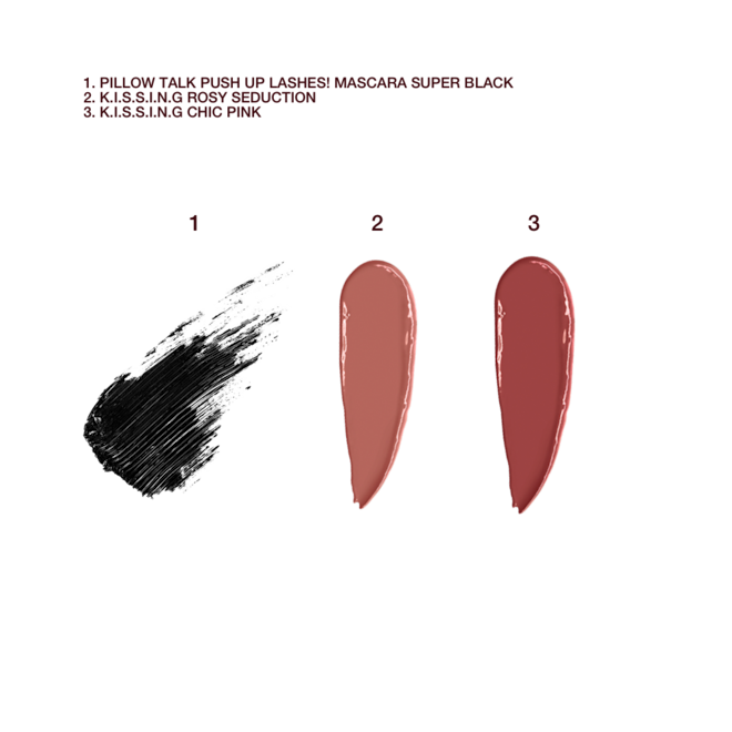 Supermodel Eyes & Lips Kit swatches Supermodel Eyes & Lips Kit swatches