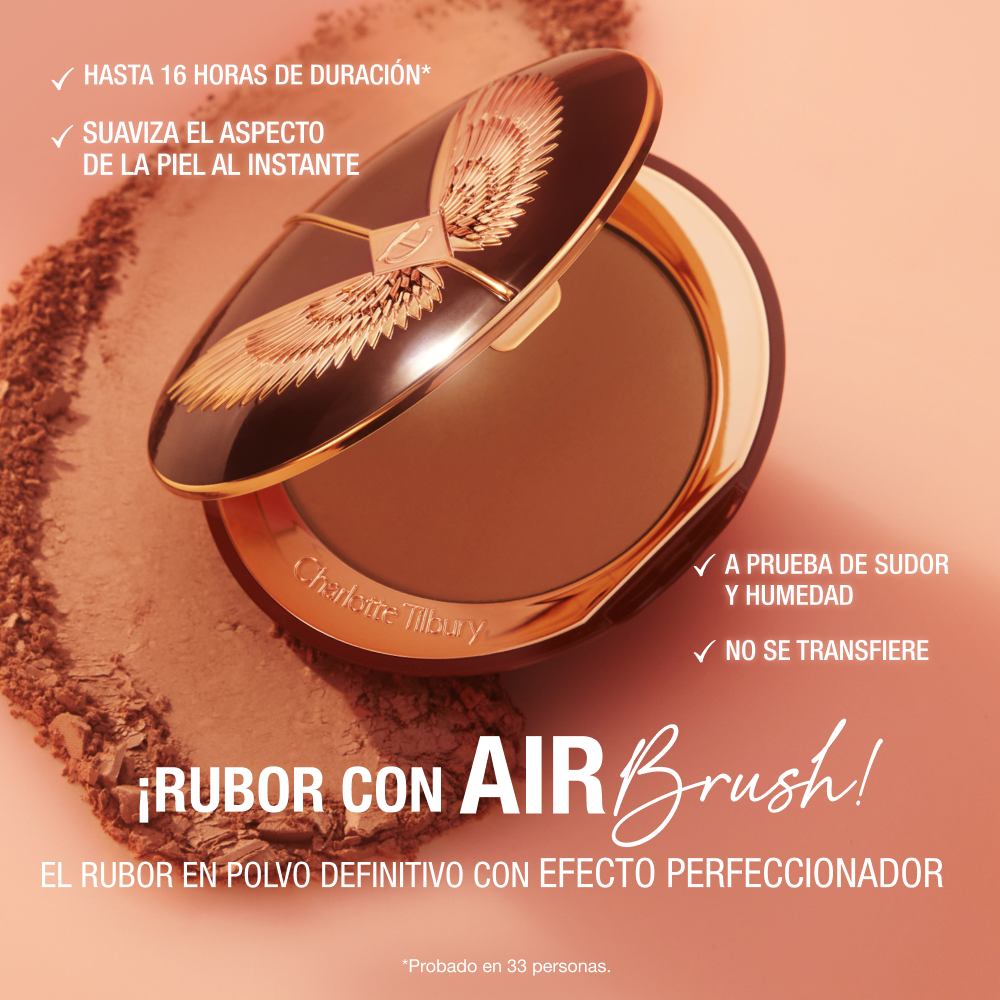 AIRbrush Blush Blur - Infographic Blush Gets Airbrushed Matte 