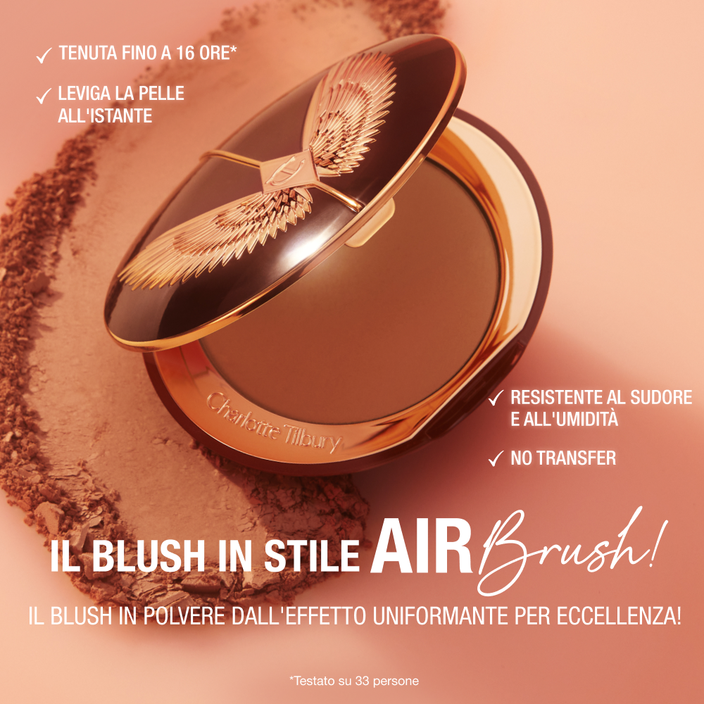 AIRbrush Blush Blur - Infographic Blush Gets Airbrushed Matte 