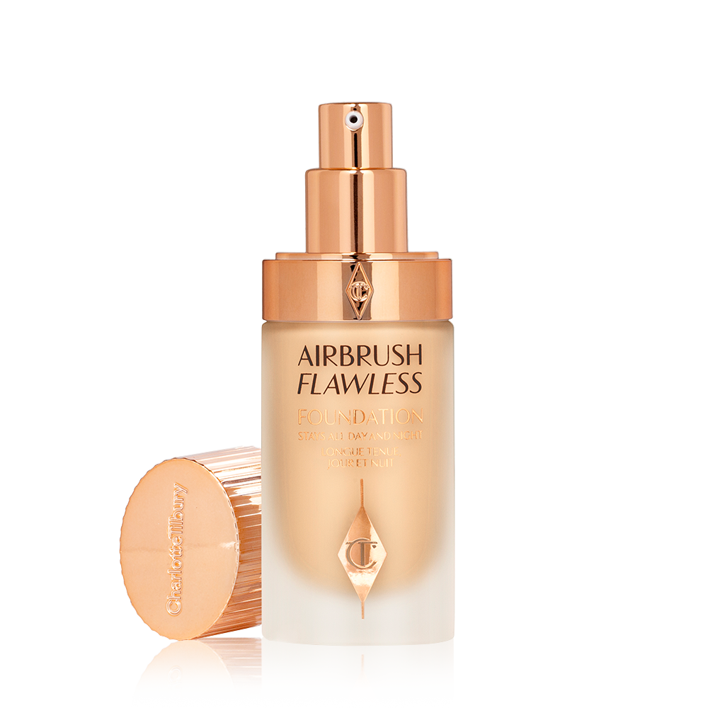 Airbrush Flawless Foundation 5.5 warm open with lid Packshot 