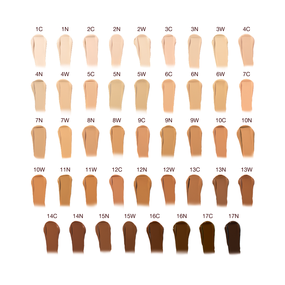 Airbrush Flawless Foundation Texture swatches 