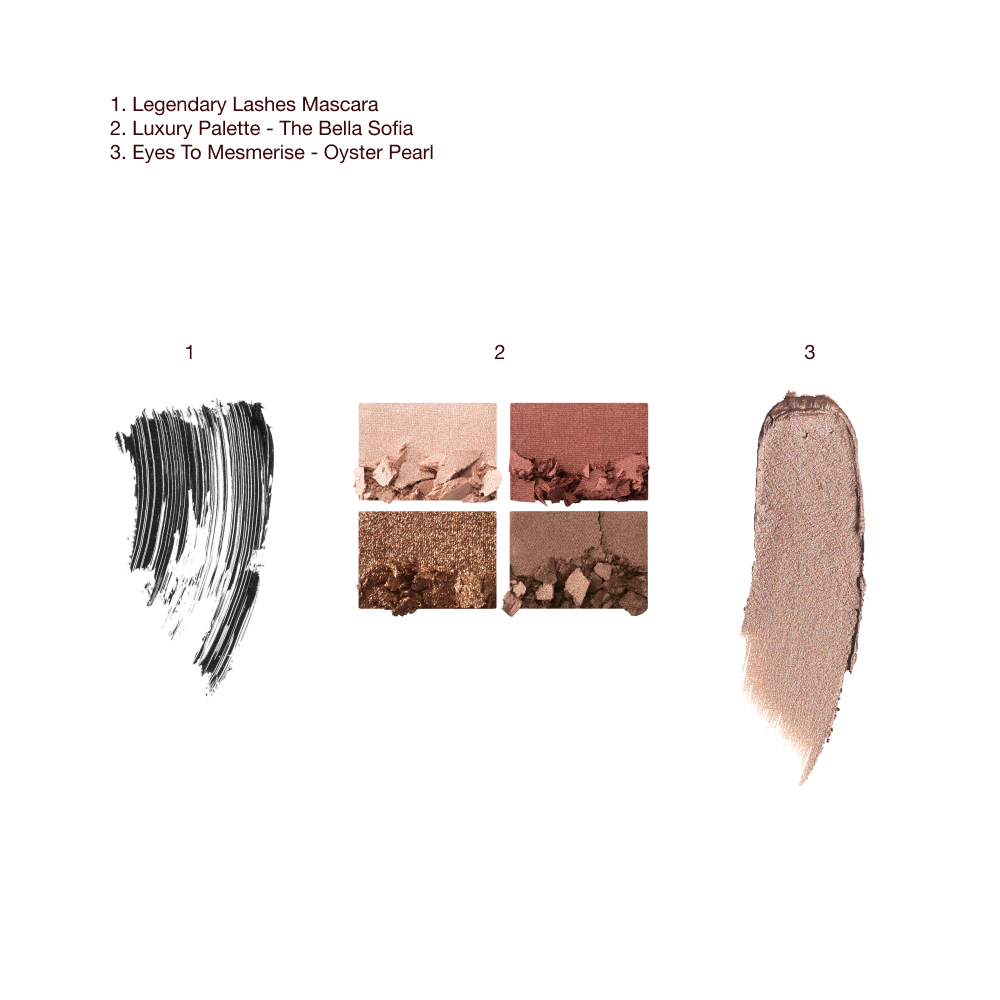 MESMERISING EYES + LEGENDARY LASHES KIT - Texture swatch