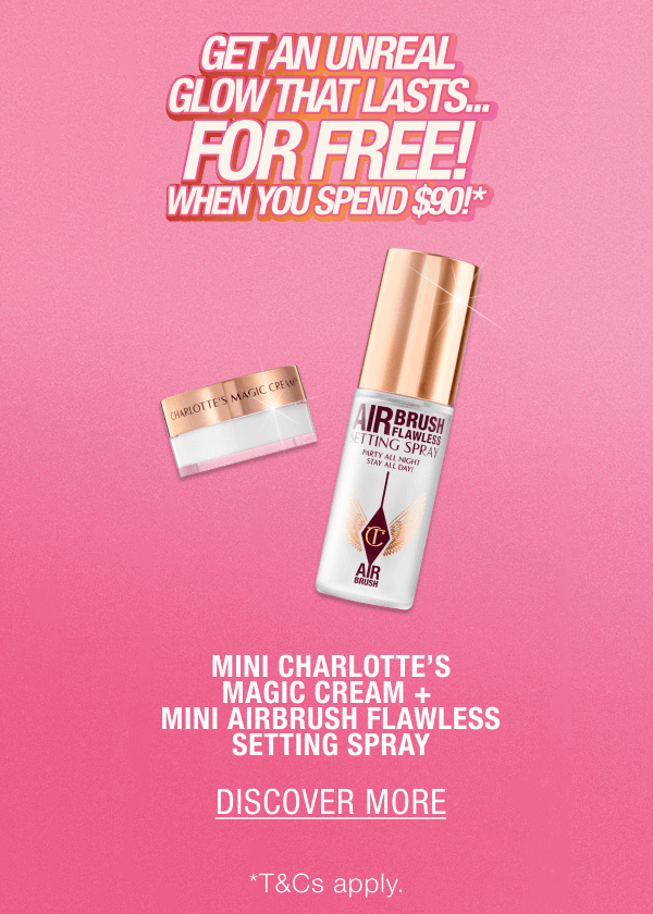 UNLOCK 2 FREE GIFTS FOR AN UNREAL GLOW THAT LASTS WHEN YOU SPEND $90!*