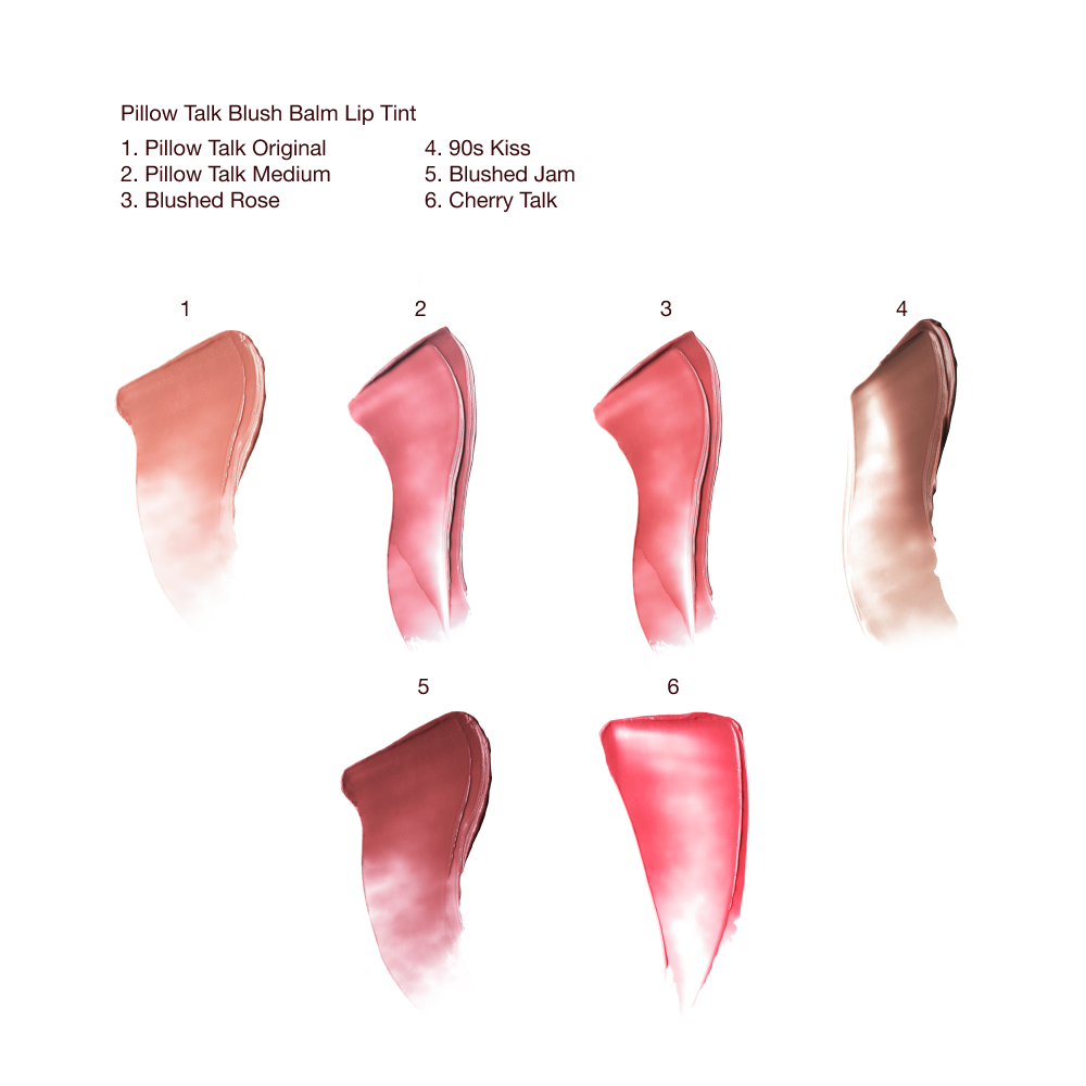 Pillow Talk Blush Balm Lip Tints - TEXTURE SWATCH