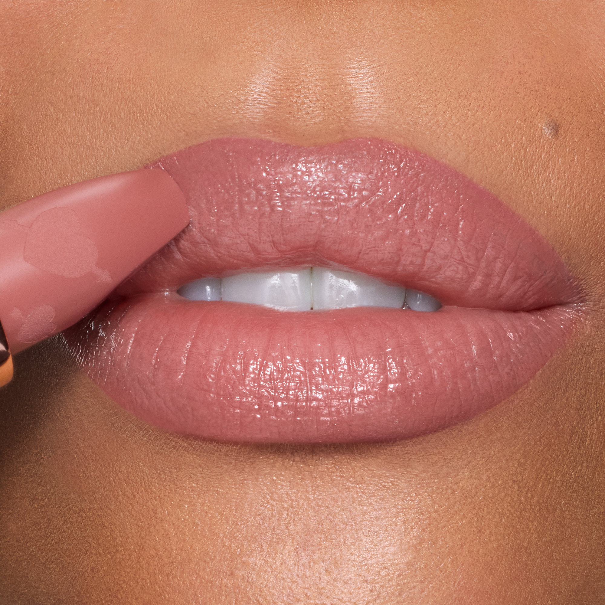 Pillow Talk Love Effect Lipstick in Naughty Talk: Neutral Nude Satin Lipstick