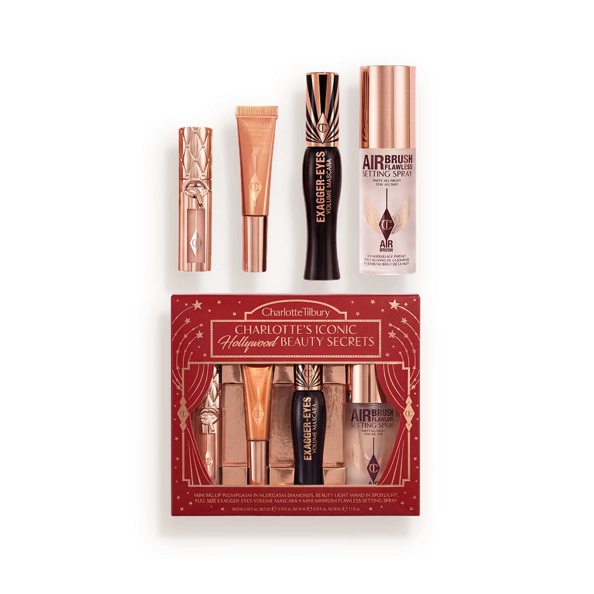 Packshot with Products CHARLOTTE-S ICONIC HOLLYWOOD BEAUTY SECRETS Holiday 2026