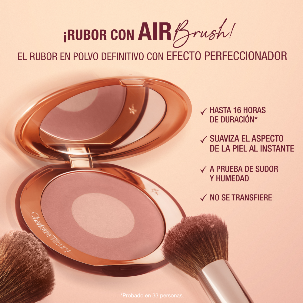 AIRbrush Blush Blur - Infographic Blush gets Airbrushed Swish + Pop 